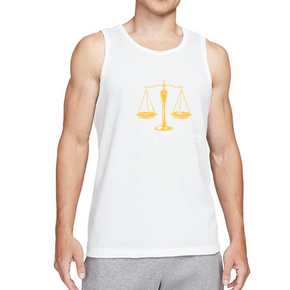 Funny Lawyer Scale Pun Legal Tank Top