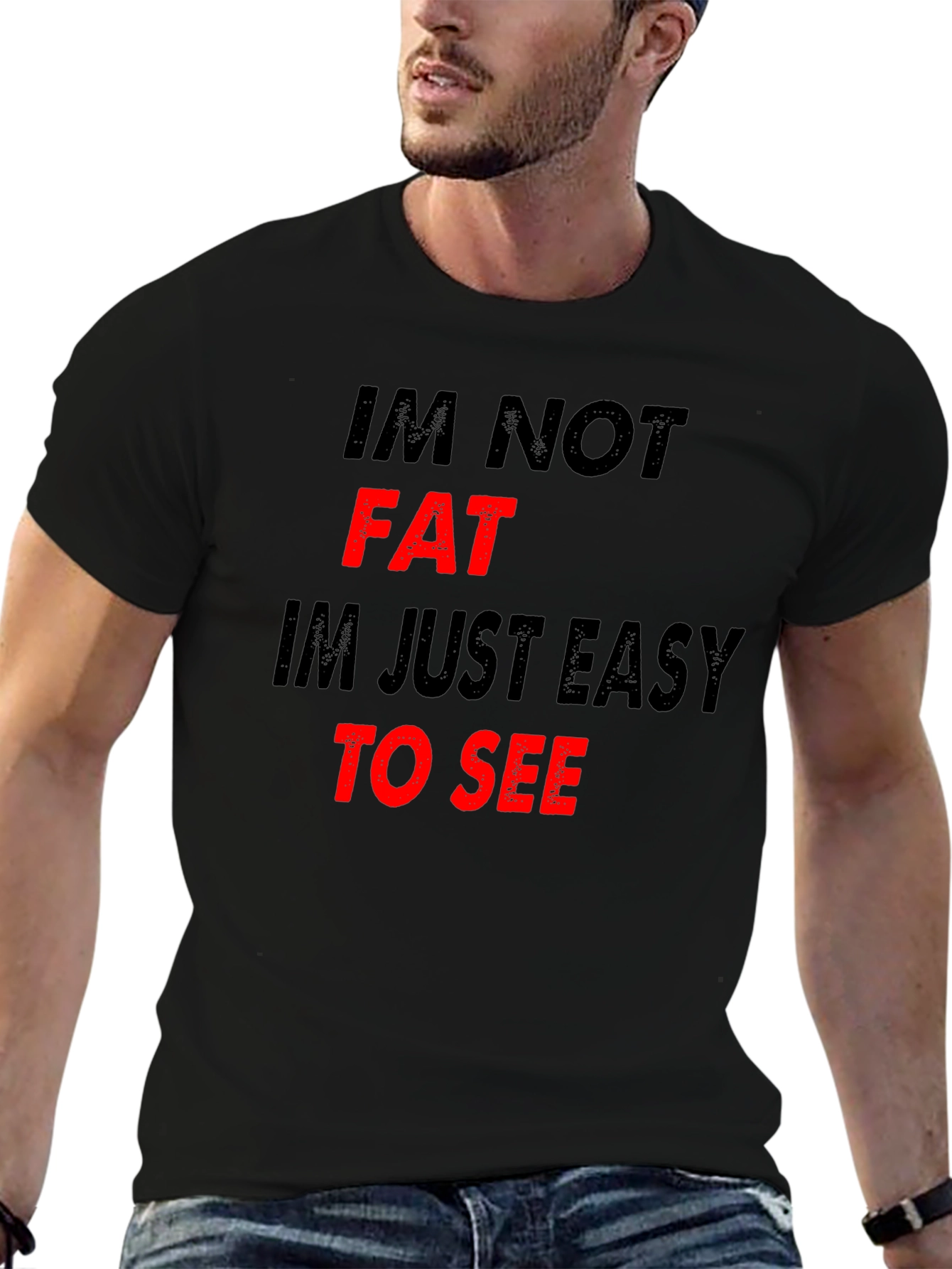 Easy to See Novelty Graphic T-Shirt