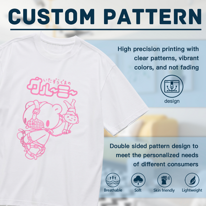 Y2K Pastel Goth Gloomy Bear Plus Size Women Tee
