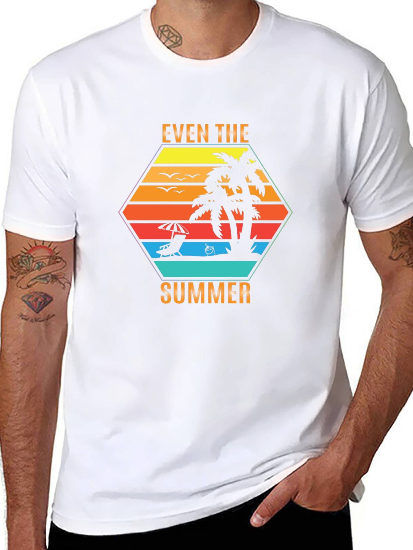 Even the Summer Graphic Tee - Beach Vibes