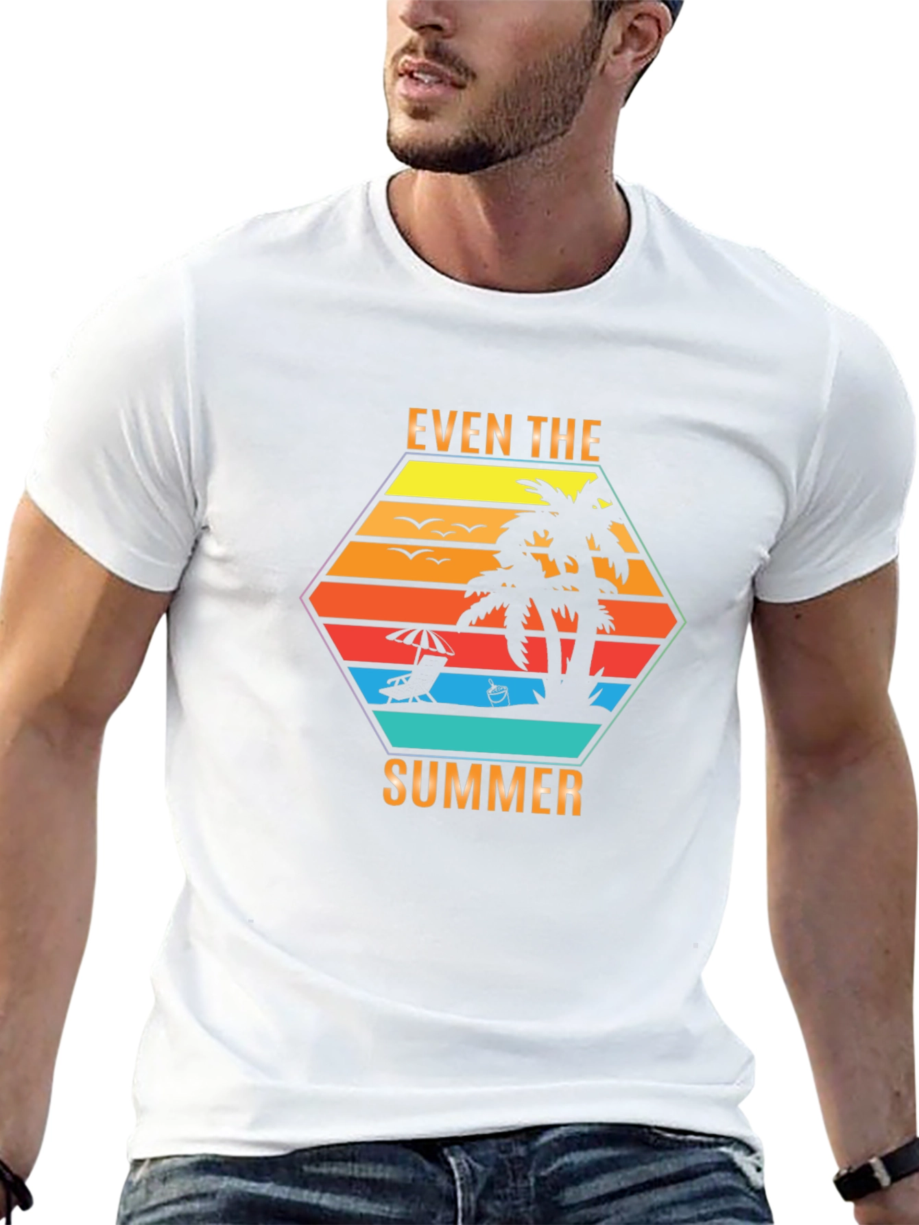 Even the Summer Graphic Tee - Beach Vibes