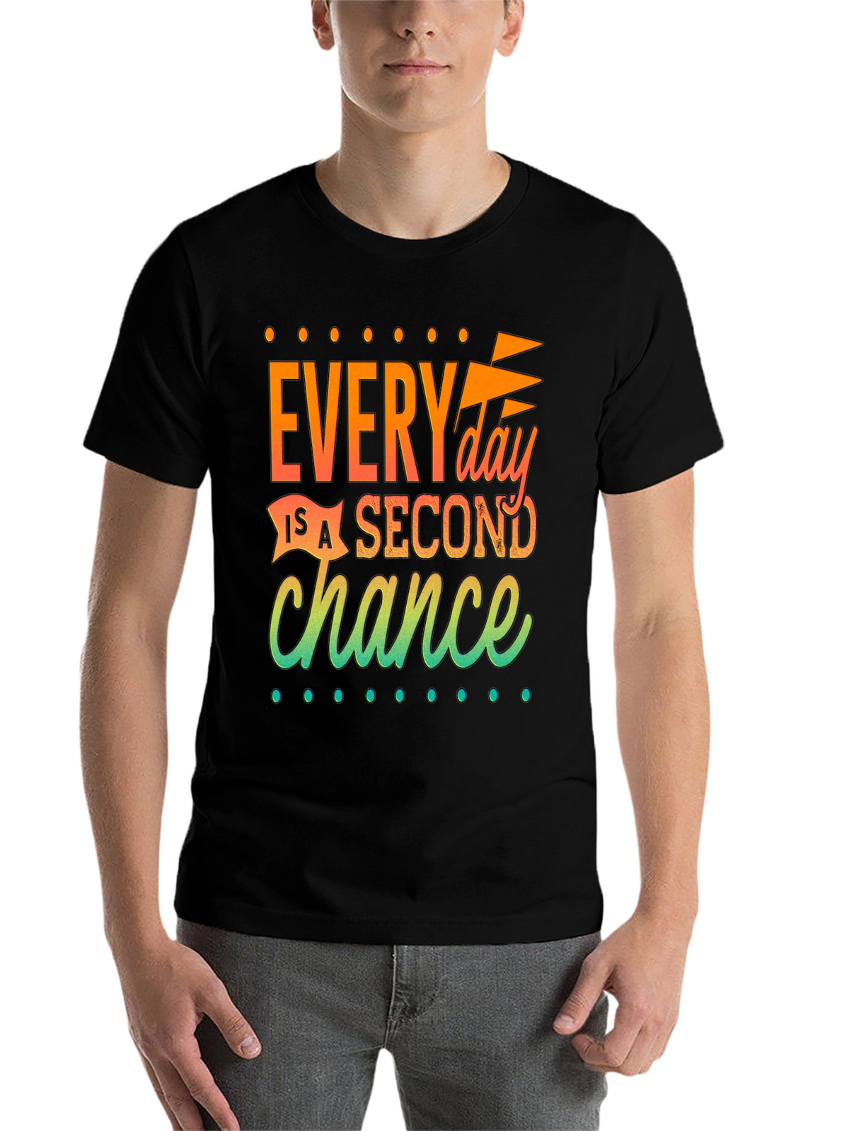 Inspirational Second Chance Graphic T-Shirt