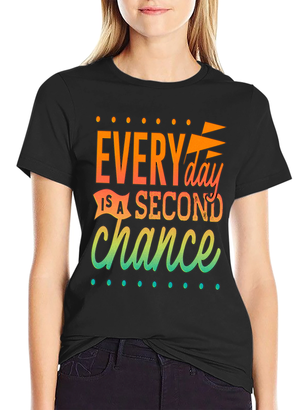 Inspirational Second Chance Graphic T-Shirt