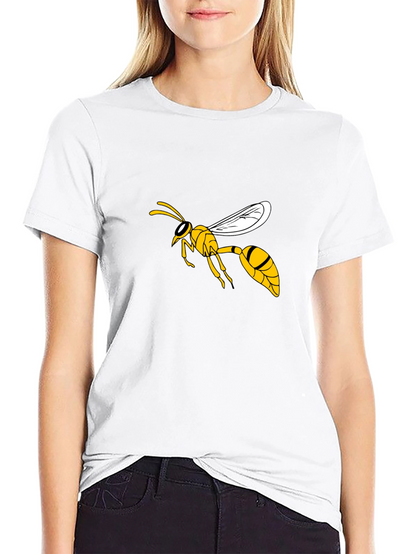 Wasp Graphic T-Shirt - Stylish Black Tee