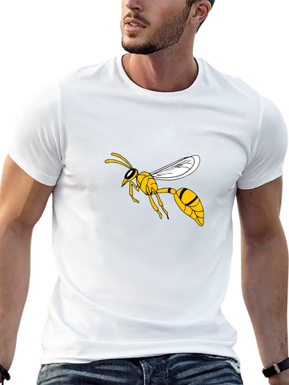 Wasp Graphic T-Shirt - Stylish Black Tee