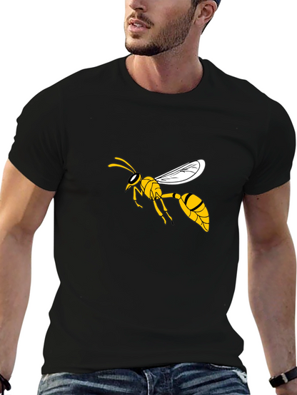 Wasp Graphic T-Shirt - Stylish Black Tee