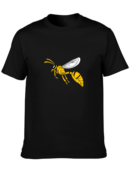 Wasp Graphic T-Shirt - Stylish Black Tee