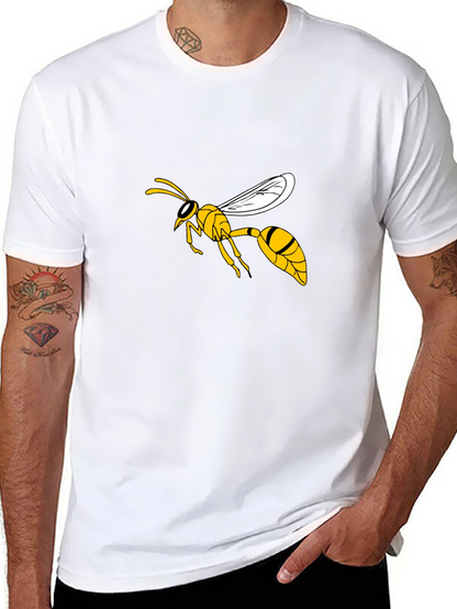 Wasp Graphic T-Shirt - Stylish Black Tee