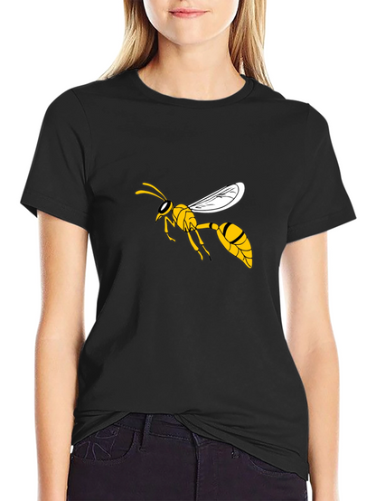Wasp Graphic T-Shirt - Stylish Black Tee