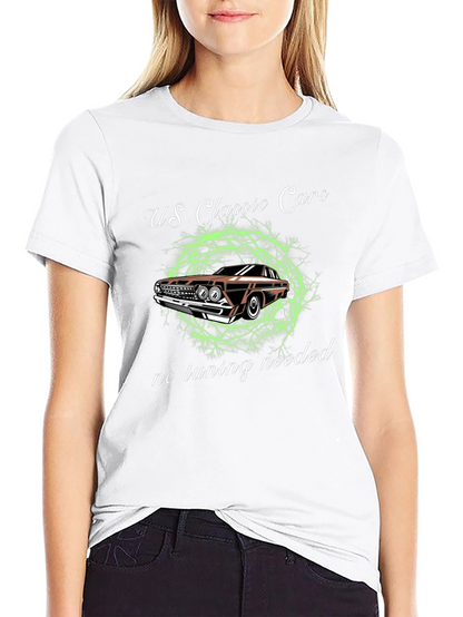 US Classic Cars T-Shirt: No Tuning Needed
