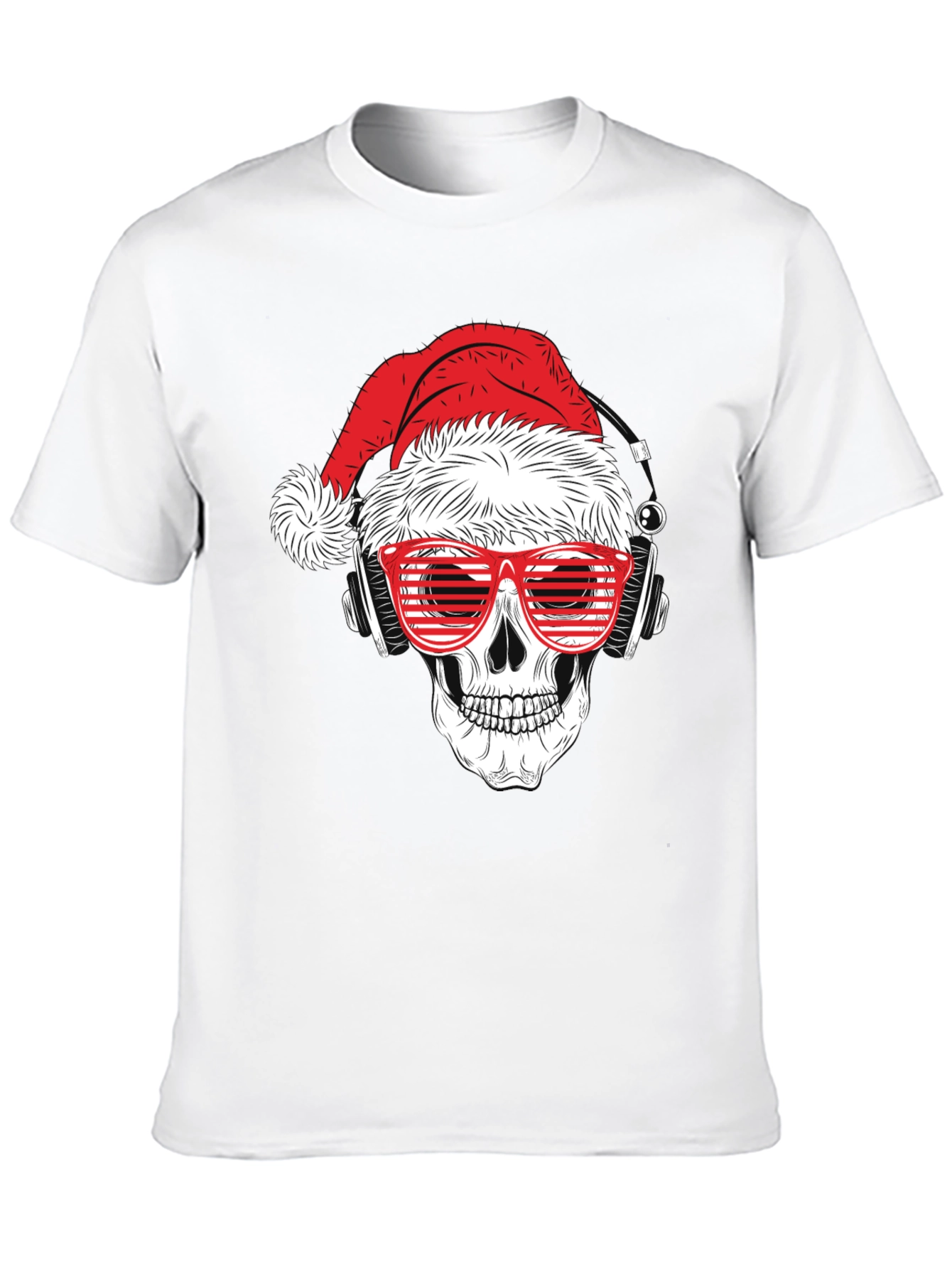 Skull Santa T-Shirt - Holiday Style