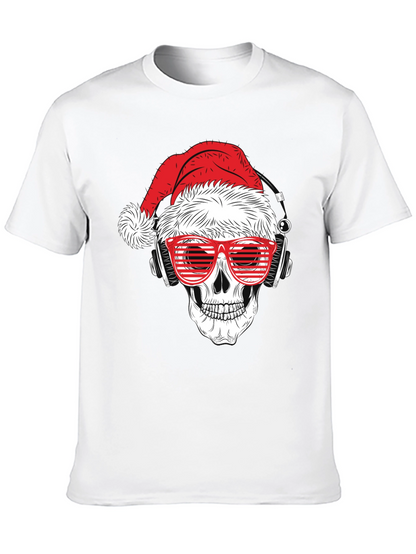 Skull Santa T-Shirt - Holiday Style