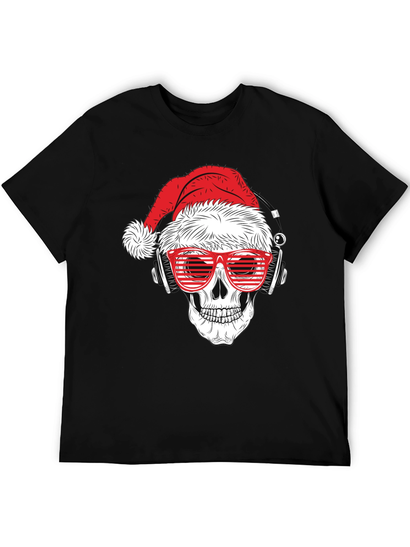 Skull Santa T-Shirt - Holiday Style