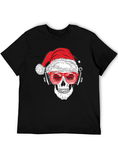 Skull Santa T-Shirt - Holiday Style