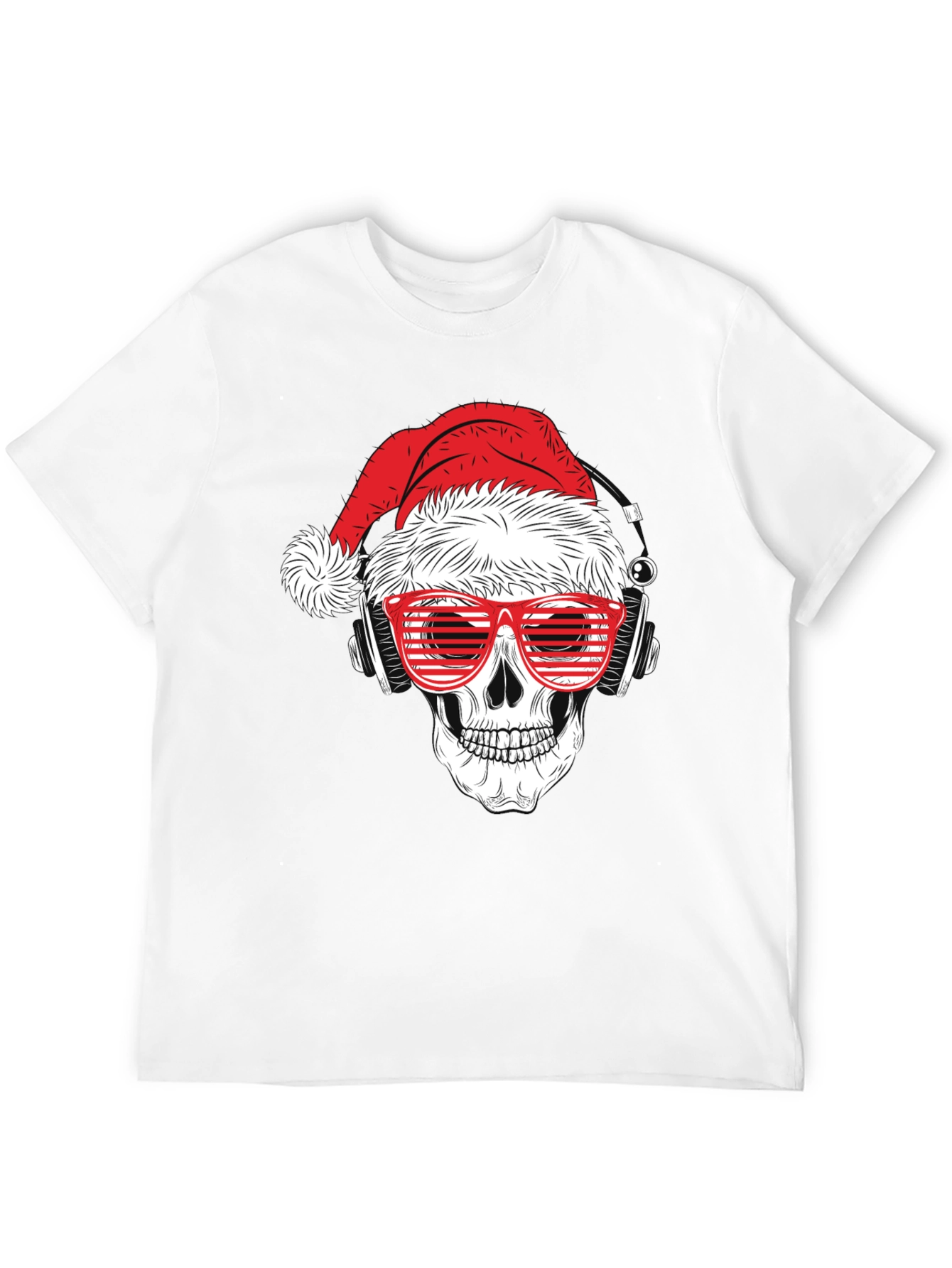 Skull Santa T-Shirt - Holiday Style