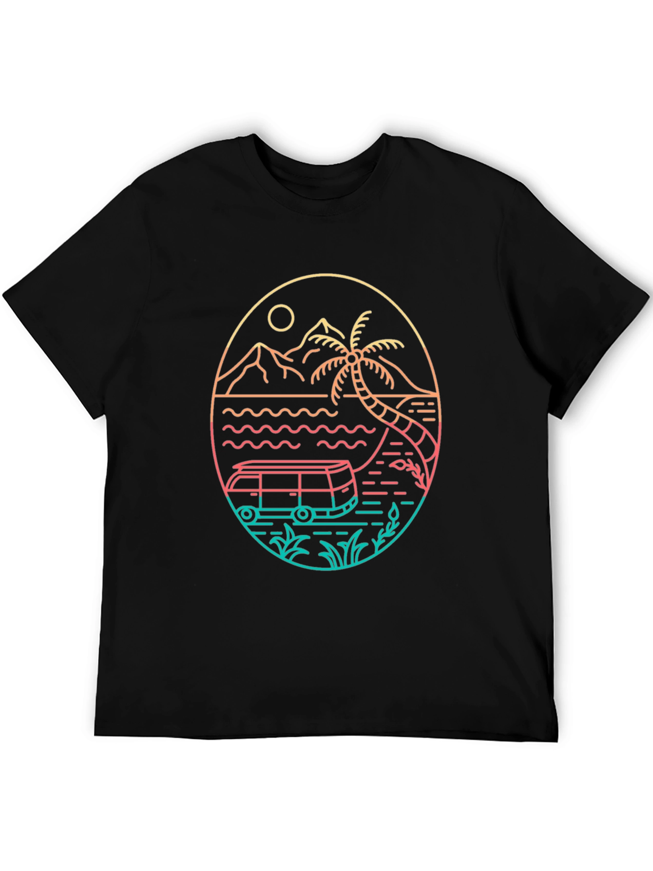 Retro Beach Van T-Shirt