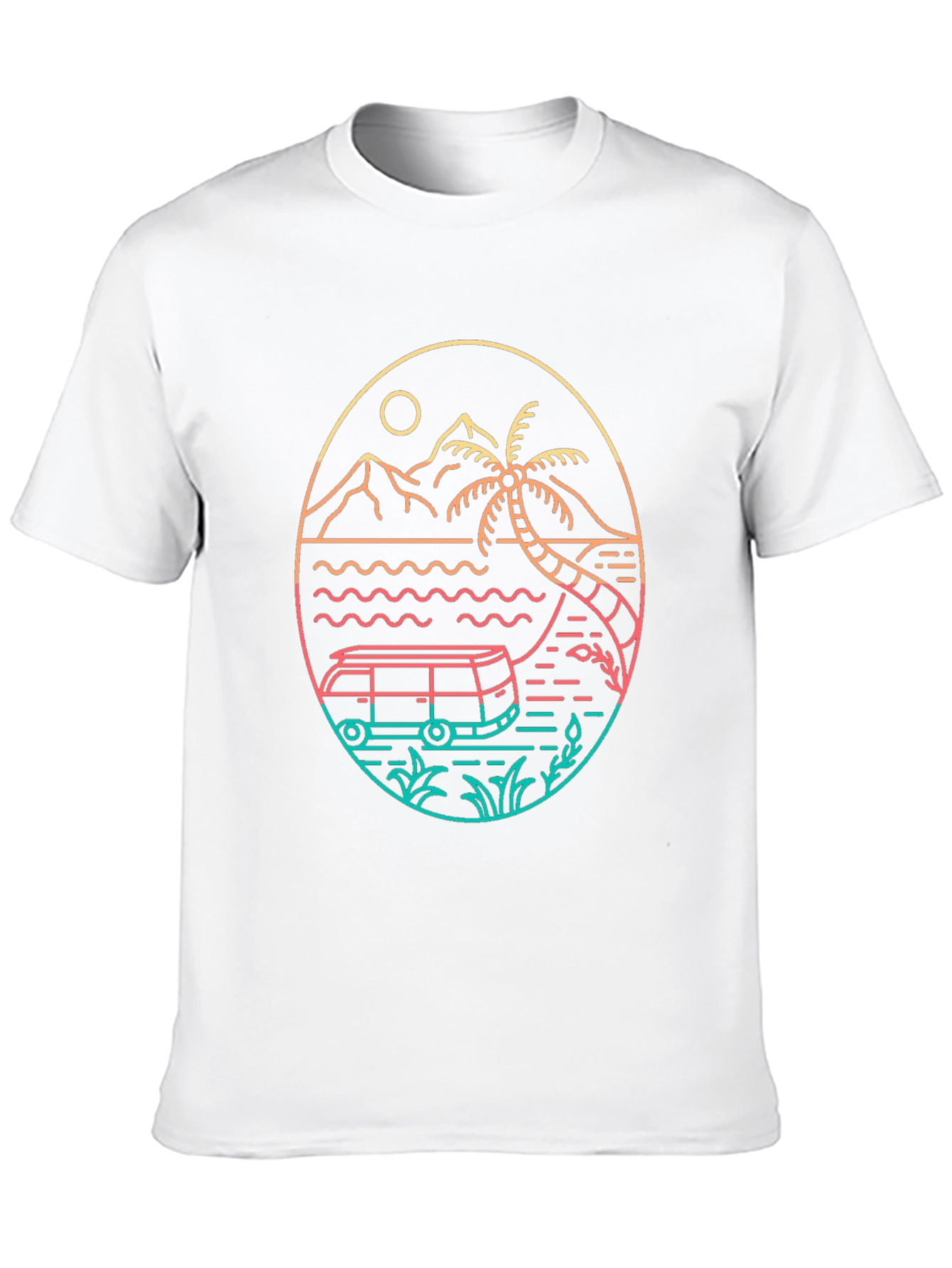 Retro Beach Van T-Shirt