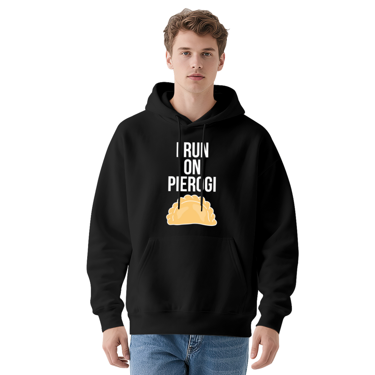 I Run On Pierogi Food Lover Hoodie, Cozy Foodie Daily Top