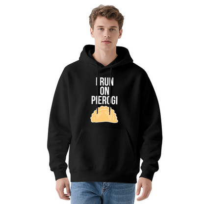 I Run On Pierogi Food Lover Hoodie, Cozy Foodie Daily Top