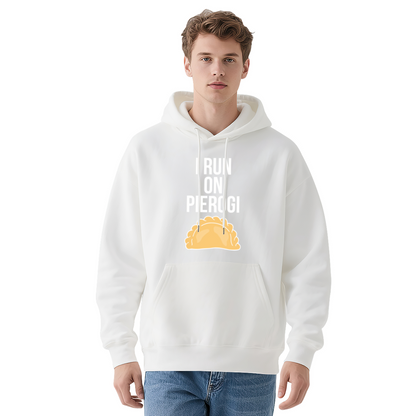 I Run On Pierogi Food Lover Hoodie, Cozy Foodie Daily Top