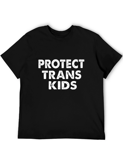 Protect Trans Kids Graphic Tee - Social Justice Advocacy