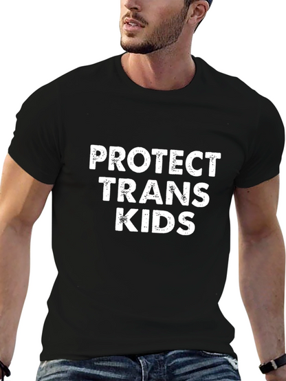 Protect Trans Kids Graphic Tee - Social Justice Advocacy