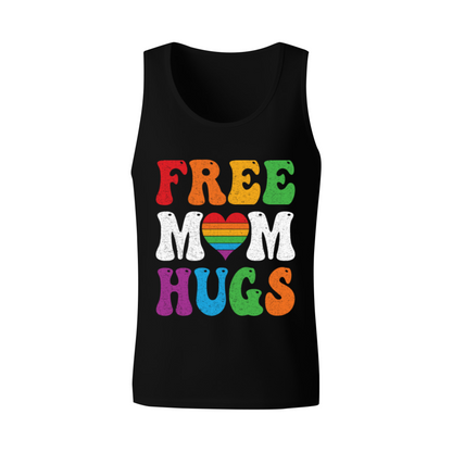 Free Mom Hugs Rainbow Pride LGBTQ Support Tank