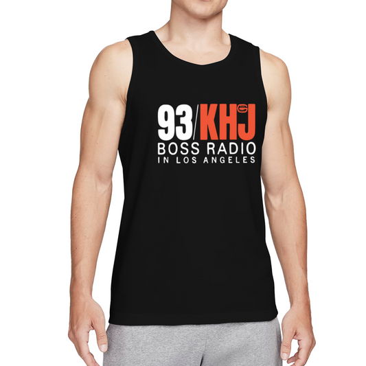 Vintage 93 KHJ Boss Radio Los Angeles Retro Music Tank Top