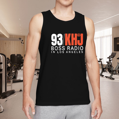 Vintage 93 KHJ Boss Radio Los Angeles Retro Music Tank Top