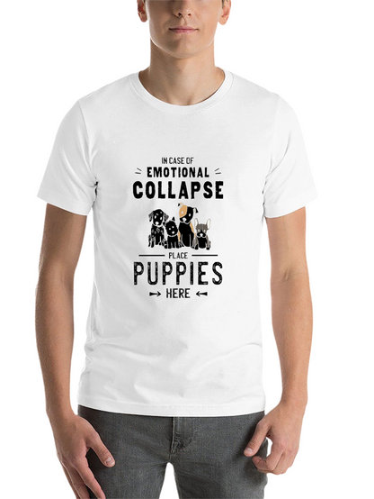 Emotional Collapse Puppies T-Shirt - Soft Cotton Blend