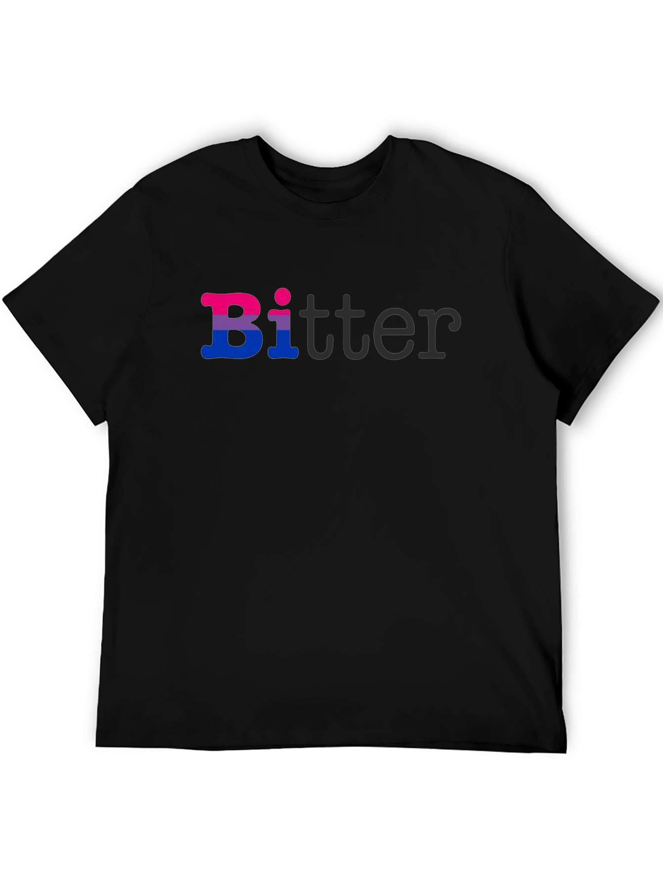 Bi-tter Funny Bisexual Pride T-Shirt LGBTQ Graphic Tee