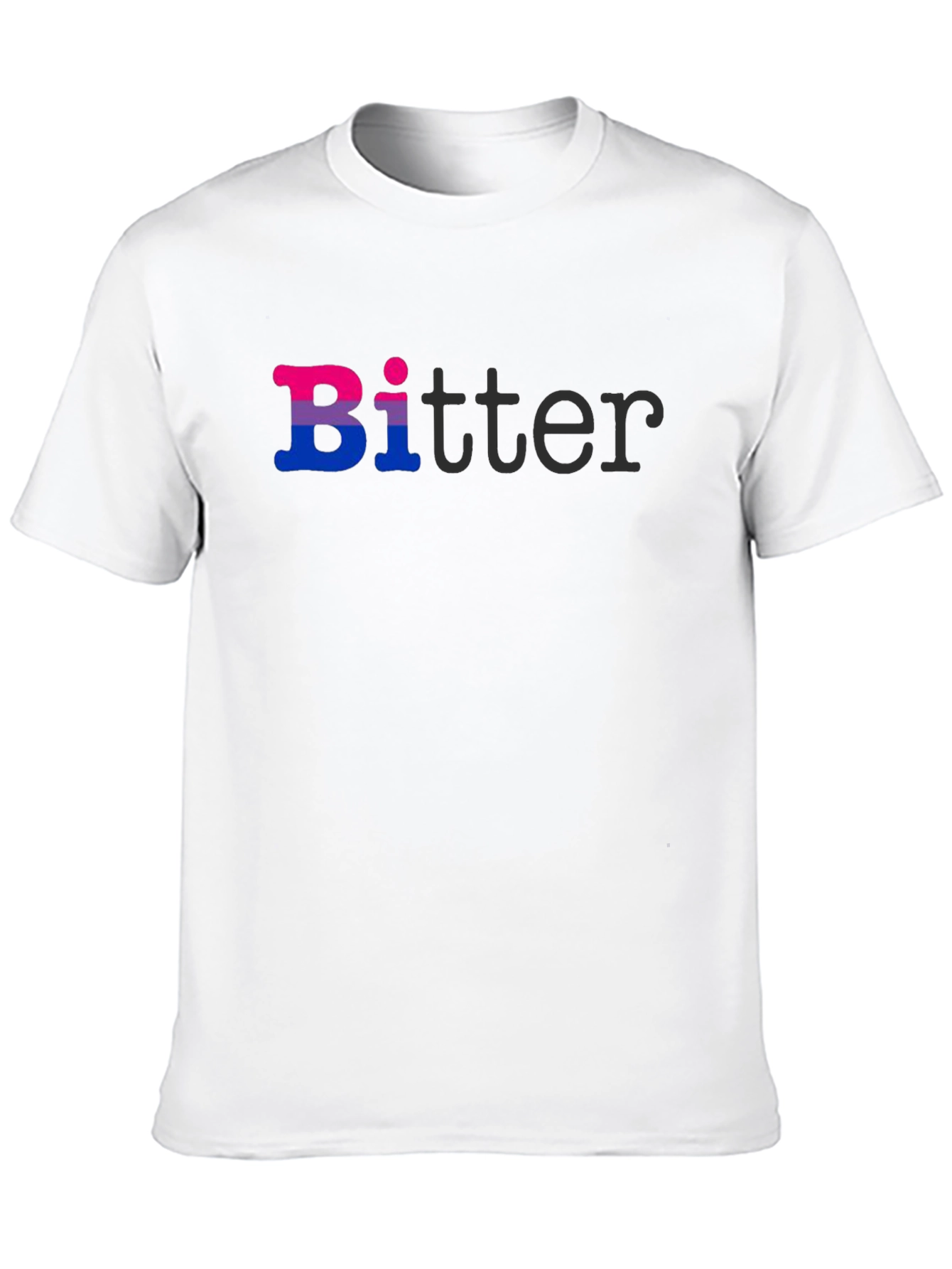 Bi-tter Funny Bisexual Pride T-Shirt LGBTQ Graphic Tee