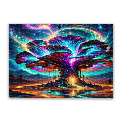 Dreamy Watercolor Mermaid Underwater Ocean Fantasy Puzzle