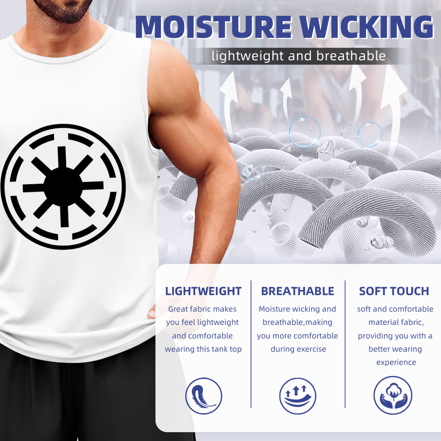 Star Wars Galactic Republic Symbol Tank Top