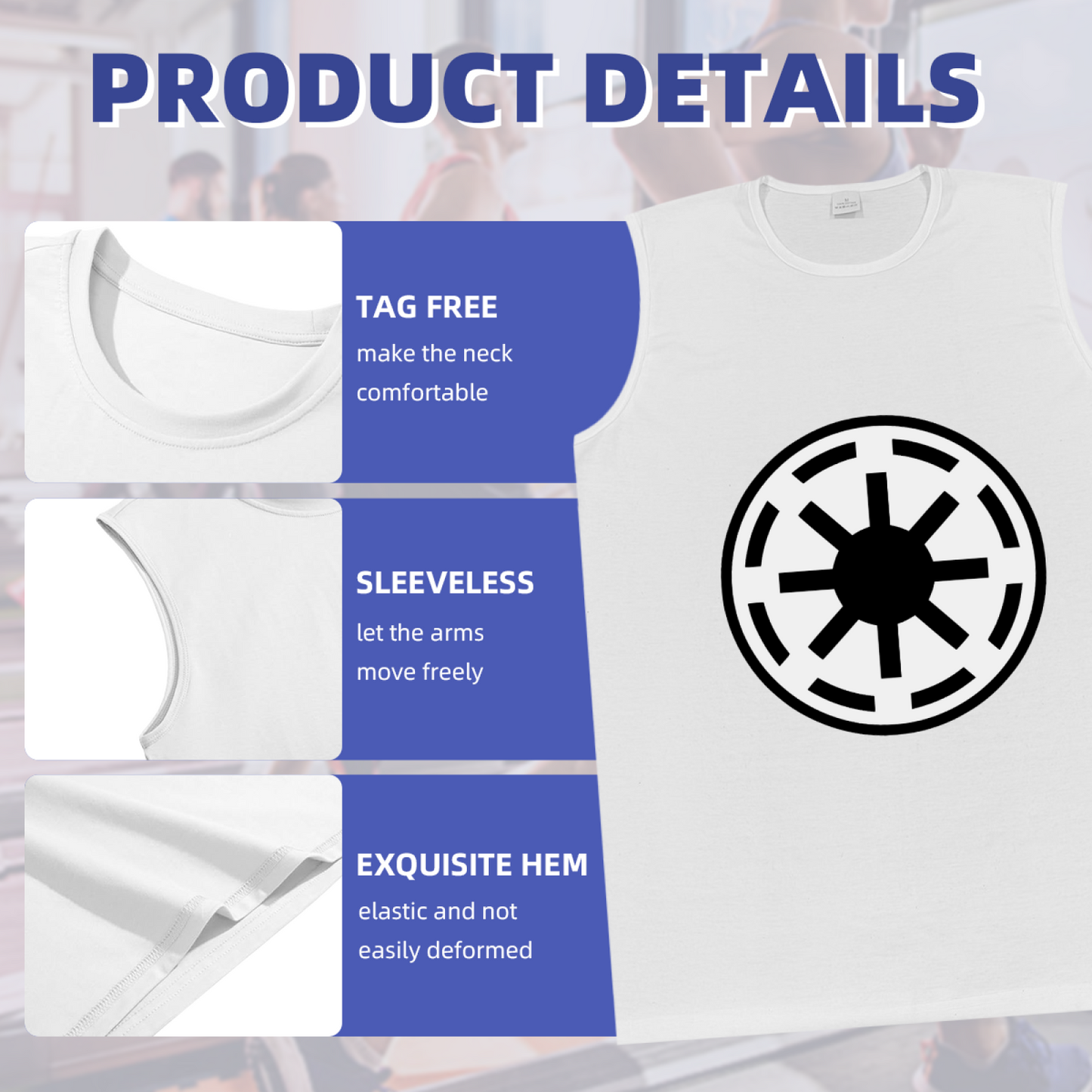 Star Wars Galactic Republic Symbol Tank Top