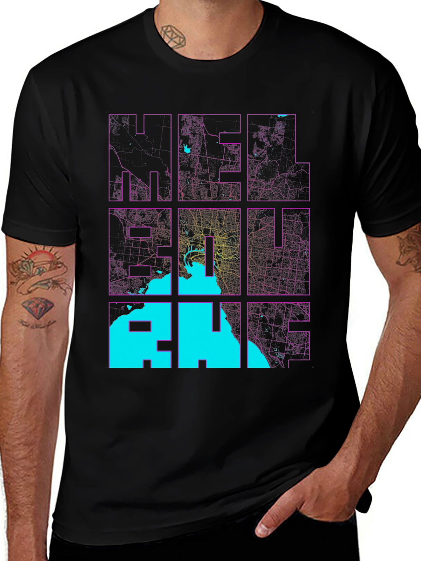 Melbourne Graphic Print T-Shirt