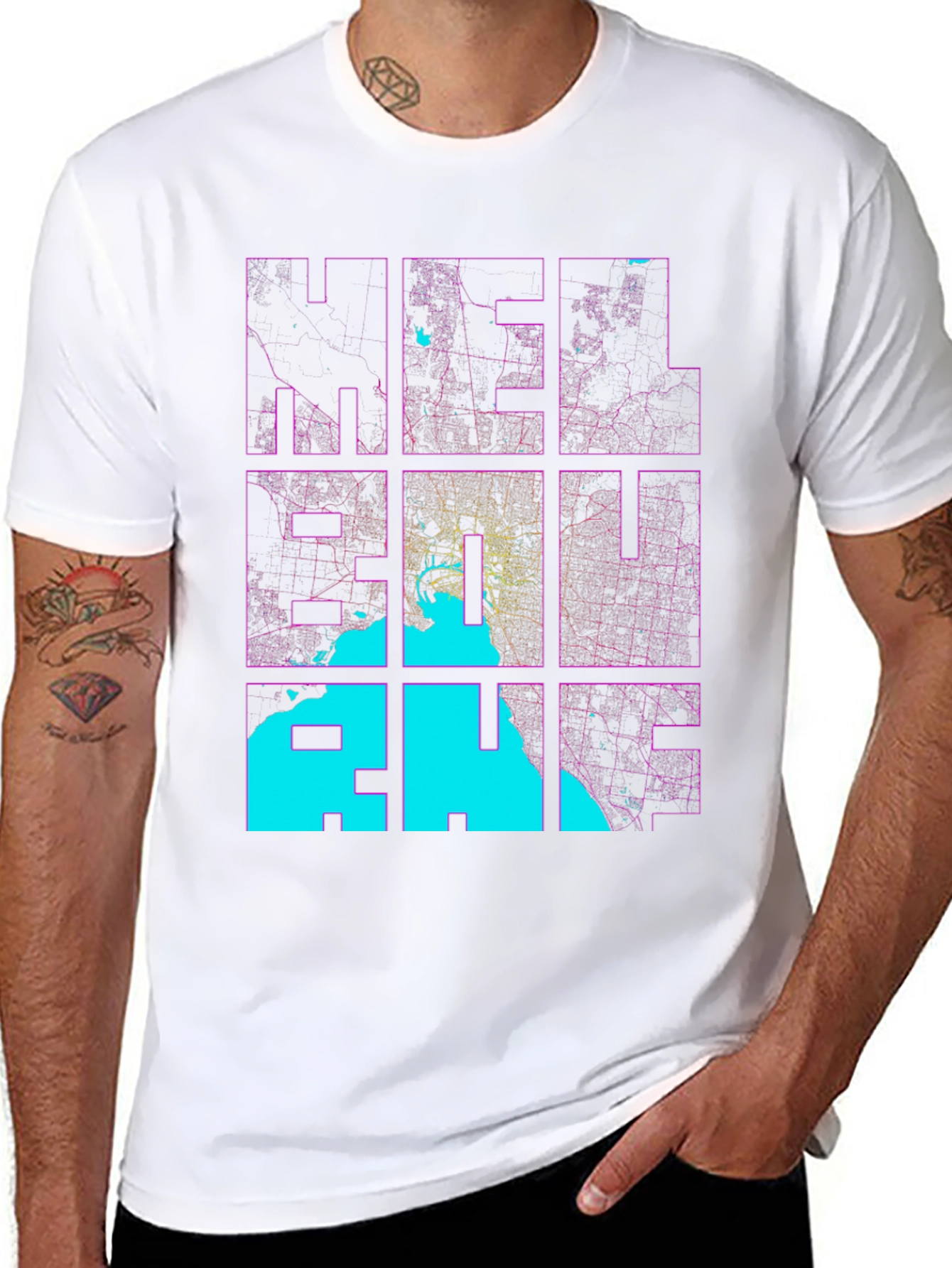 Melbourne Graphic Print T-Shirt
