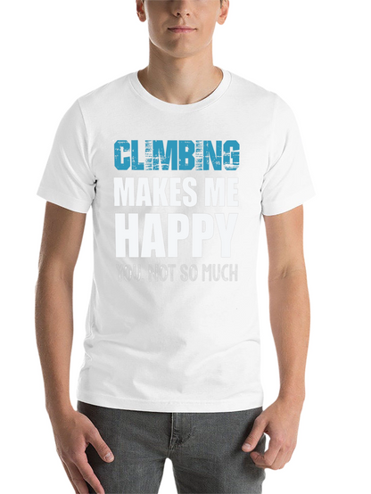 Climbing Makes Me Happy Tee