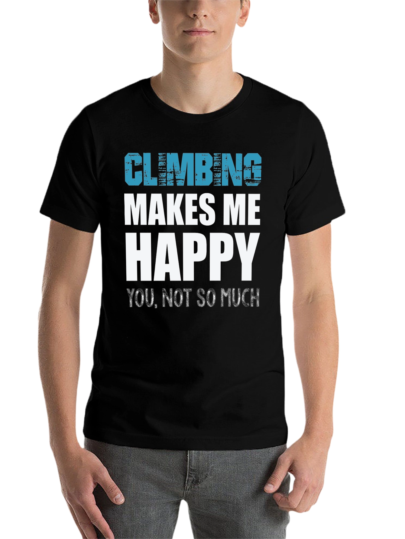 Climbing Makes Me Happy Tee