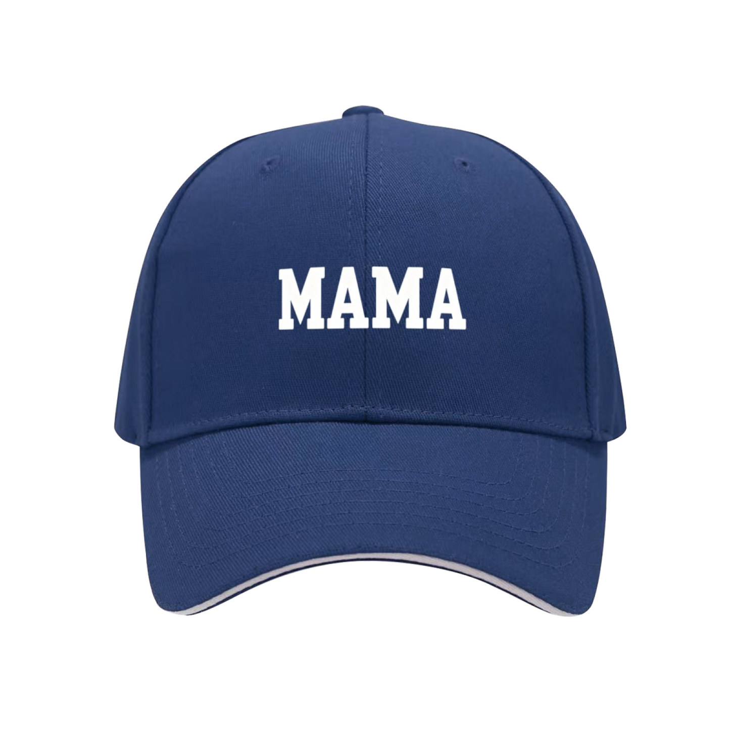 Classic Block MAMA Red Sandwich Baseball Cap, Mother¡¯s Day Must-Have Peaked Hat