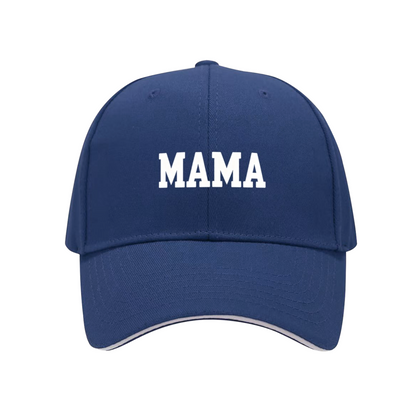 Classic Block MAMA Red Sandwich Baseball Cap, Mother¡¯s Day Must-Have Peaked Hat