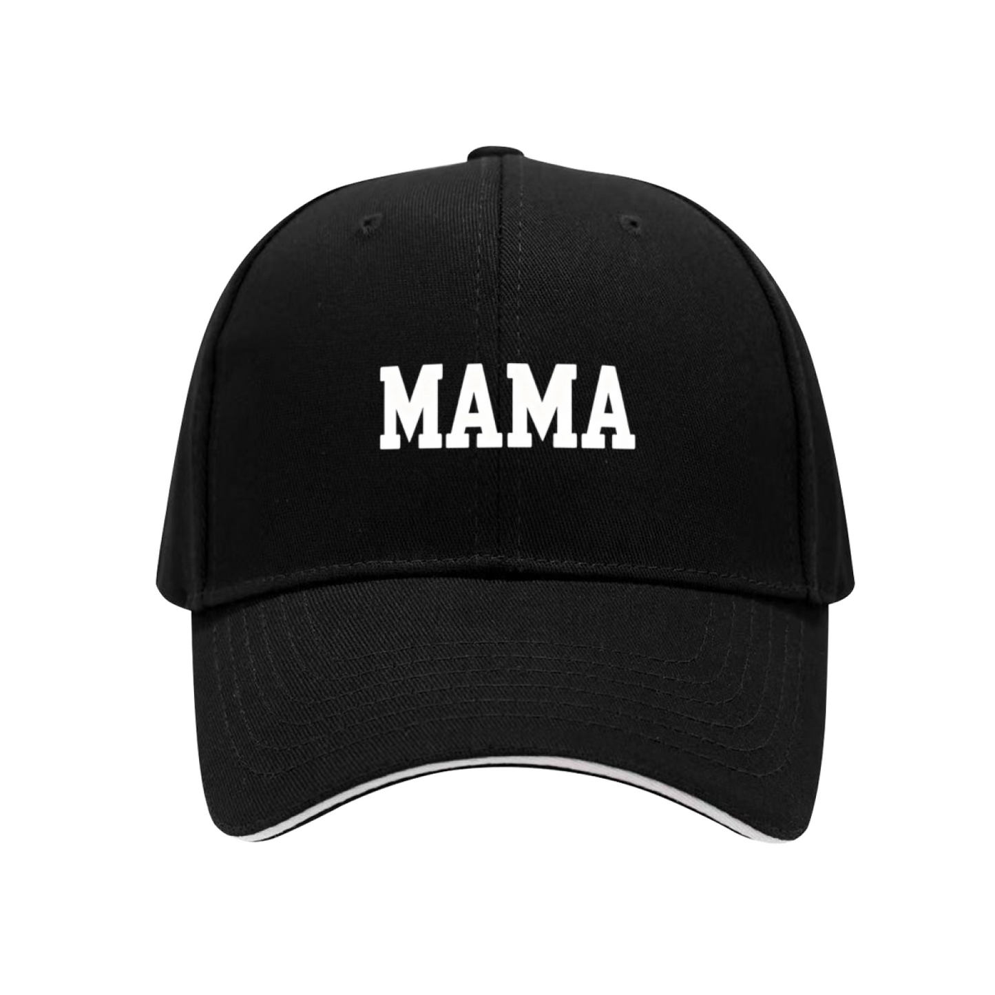 Classic Block MAMA Red Sandwich Baseball Cap, Mother¡¯s Day Must-Have Peaked Hat