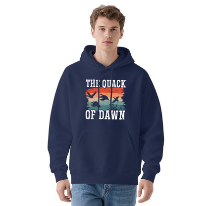 Vintage The Quack Of Dawn Duck Hunting Hoodie, Mens Comfort Outdoor Sweatshirt