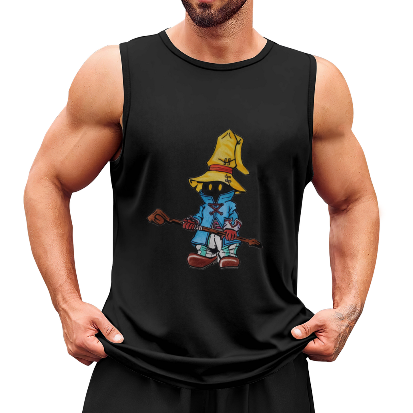 Vivi Final Fantasy Black Mage Anime Fan Sleeveless Shirt