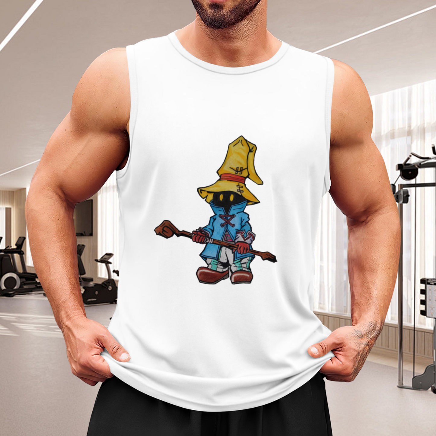 Vivi Final Fantasy Black Mage Anime Fan Sleeveless Shirt