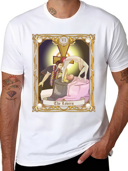 The Lovers Tarot Card Graphic T-Shirt