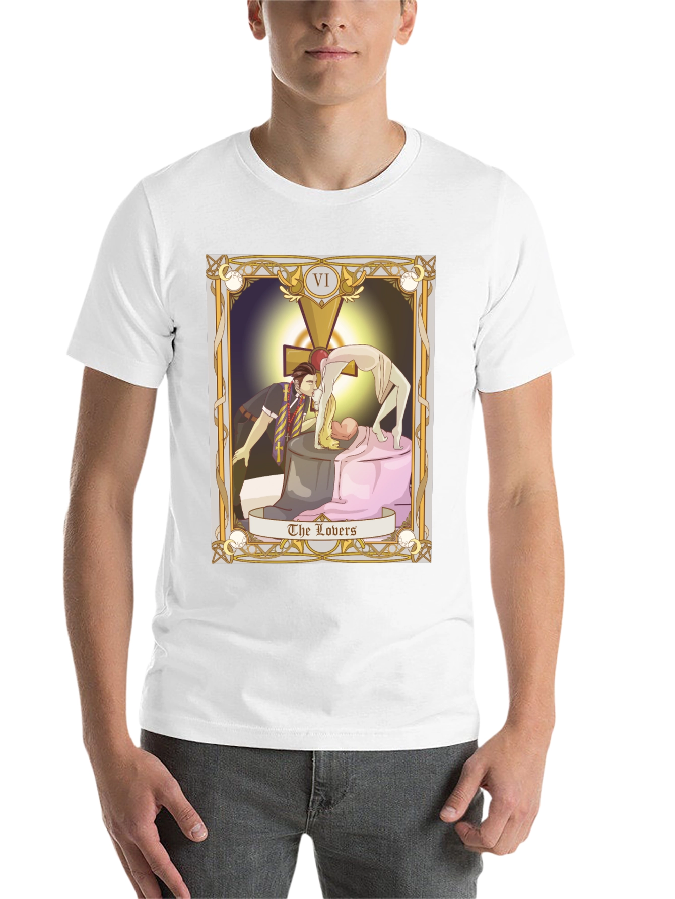 The Lovers Tarot Card Graphic T-Shirt