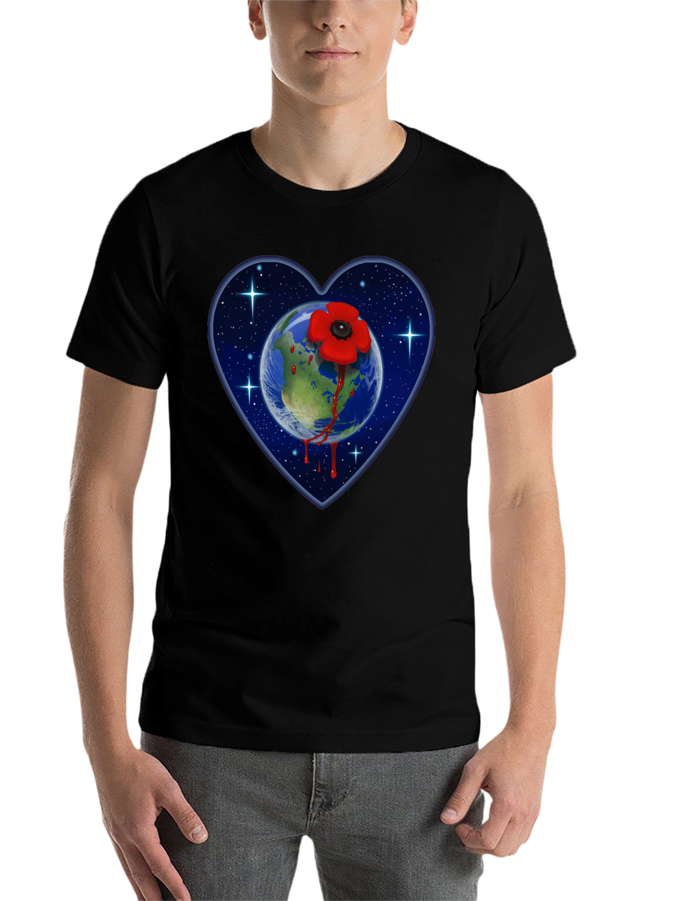 Earth Love Heart T-Shirt