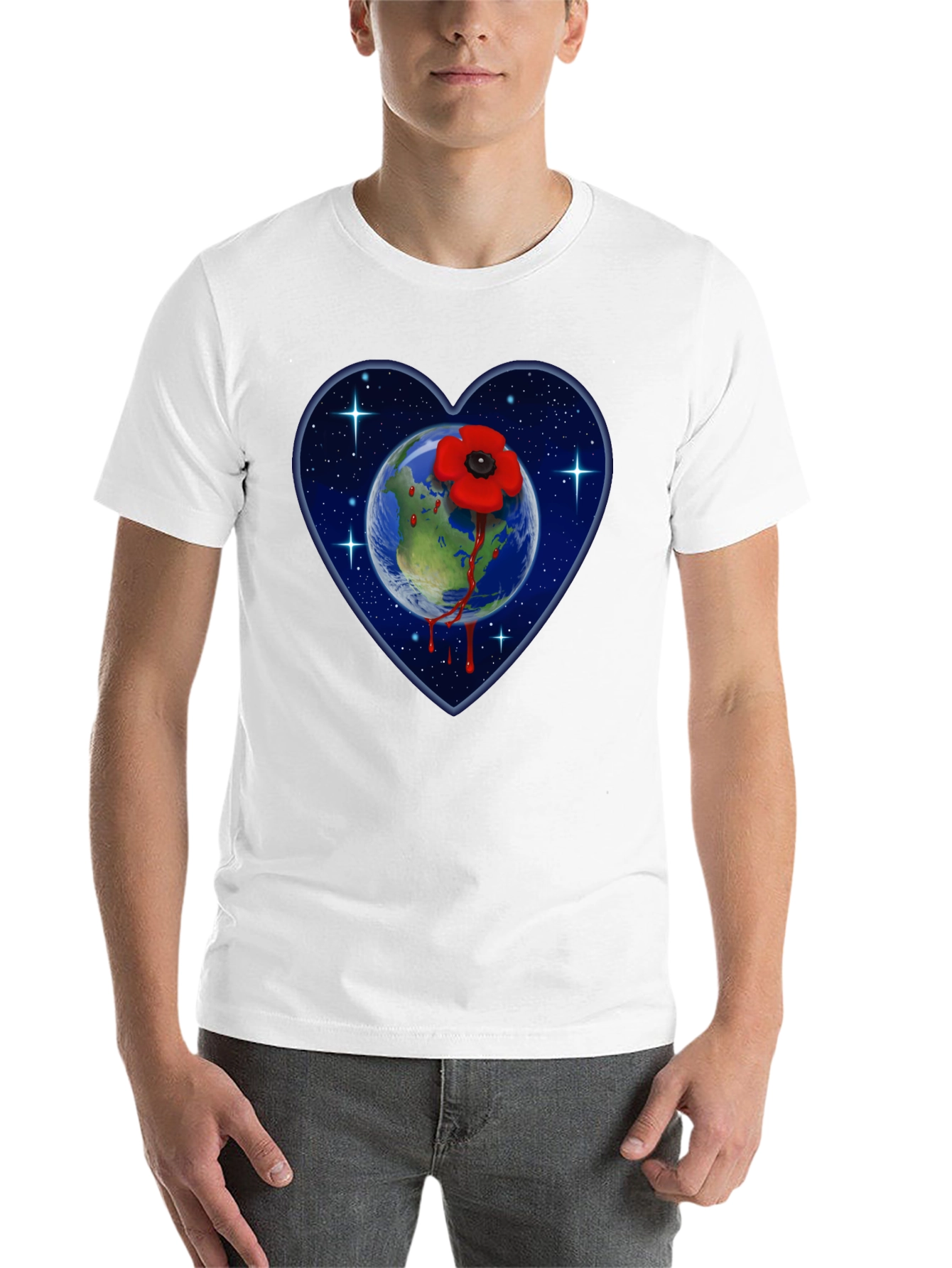 Earth Love Heart T-Shirt