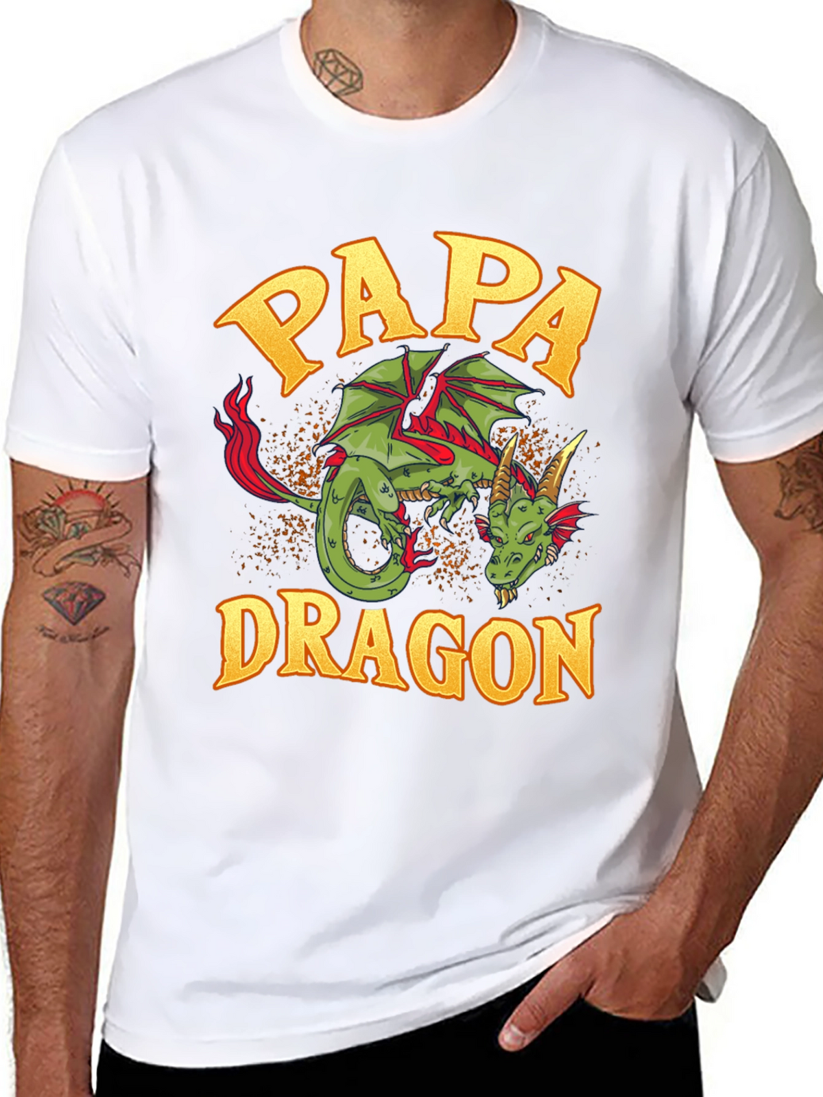 Papa Dragon Graphic Tee